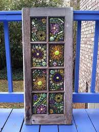 There S Not A Tutorial On This Page For Making This Window But I Think I Ll Try To Find One For Making Th Stained Glass Mosaic Window Mosaic Glass Glass Art