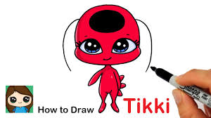 #drawsocute learn #howtodraw cute tikki, a miraculous ladybug kwami easy, step by step drawing tutorial. How To Draw Miraculous Ladybug Kwami Tikki Easy Youtube