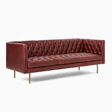 Add this item to favorites. Modern Chesterfield Leather Sofa