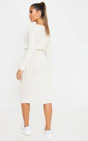Average difficulty from 3 ratings. Beige Cable Knit Tie Waist Midi Sweater Dress Sweater Dress Midi Cable Knit Dress Women S Fashion Dresses
