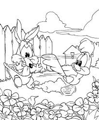 The spruce / miguel co these thanksgiving coloring pages can be printed off in minutes, making them a quick activ. Baby Wil E And Baby Road Runner In Baby Looney Tunes Coloring Page Kids Play Color