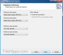 A free software bundle for high quality audio and video playback. Download K Lite Codec Pack 16 2 5 For Windows Filehippo Com
