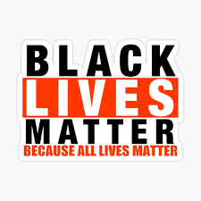 All lives matter (m39) usa vinyl sticker car/truck american window decal. Black Lives Matter Because All Lives Matter Poster By Truthtopower Redbubble