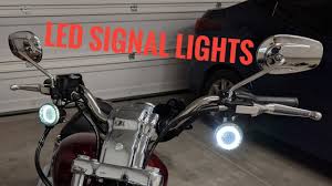 harley davidson sportster led turn signal running light installation