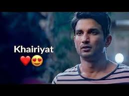 Khairiyat Pucho Kabhi To Kaifiyat Pucho Sushant Singh Rajput Whatsapp Status Youtube Song Status Friendship Shayari Latest Good Morning
