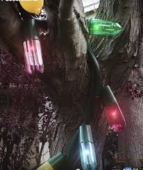 Giant Mini Lights Made From Pool Noodles 2l Soda Bottles Many O Decorating With Christmas Lights Christmas Decorations Diy Outdoor Christmas Lights Bottle