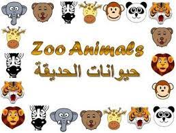 zoo animals flashcards english and arabic animal flashcards zoo animals flashcards