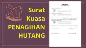 Surat gugatan utang piutang perihal. Surat Kuasa Penagihan Hutang Youtube