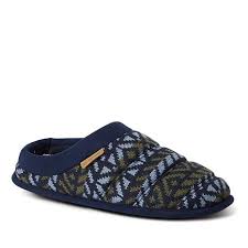 Dearfoams Men S Asher Quilted Fairisle Clog Slipper 20142805 Hsn