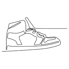 One Line Of Shoe Continuous Drawing Minimal Design On White Background Vector Illustration Minimalism Drawing White Run Png And Vector With Transparent Backg Line Art Design Line Drawing Tattoos Line Art