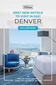 Best New Hotels To Visit In 2021 The Art Hotel Denver Curio Collection By Hilton In 2021 Denver Hotels Hotel Stylish Dining Room