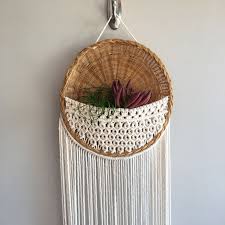 Bohemian macrame wall hanging diy pinterest crafts. Macrame Wall Basket Macrame Plant Hangers Macrame Plant Hanger Plant Hanger