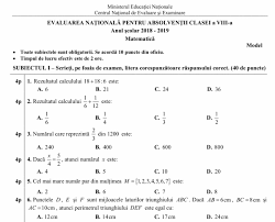 La web preferida por alumnos y profesores. Modele De Subiecte GrilÄ Pentru Evaluarea NaÈionalÄ Vezi Testele GrilÄ La MatematicÄ Èi RomanÄ Publicate Èi Retrase De Minister La Primul Scandal In Jurul Grilelor La Examen Edupedu Ro