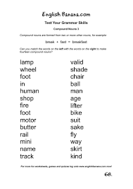 compound nouns 3 english banana