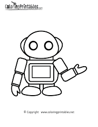Get your free printable shapes coloring pages at allkidsnetwork.com. Coloring Pages Of Robots To Print Coloring Home