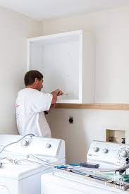 For me, these will be for my laundry room. Mudroom Update Installing Wall Cabinets Laundry Room Diy Laundry Room Cabinets Laundry Room Storage Shelves