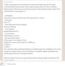Permintaan tertulis dari dokter kepada apoteker ( pharmacist) untuk memberikan obat sesuai dengan yang diminta oleh dokter, untuk diserahkan kepada pasien. Cek Fakta Daftar Resep Obat Pasien Covid 19 Tanpa Perlu Ke Rumah Sakit