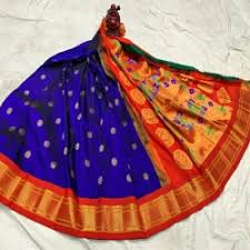 Semi soft silk with silk finishing. Paithani Sarees Manufacturers Suppliers Exporters In Mumbai Maharashtra India Traditional Paithani Saree