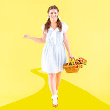 For the costume, you'll need the following: Journey Down The Yellow Brick Road With This Diy Dorothy Costume Brit Co