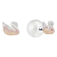 We offer fashion and quality at the best price in a more sustainable way. Swarovski Iconic Swan Large Pearl Pierced Earrings Temptations Malaysia Airlines