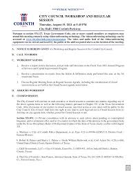 CITY COUNCIL WORKSHOP AND REGULAR SESSION