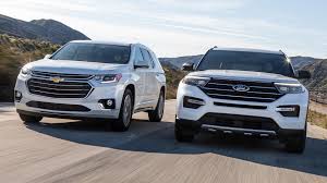 Ford designed explorer to take customers wherever the road leads. Ford Explorer Vs Chevrolet Traverse Domestic Suv Duke Out