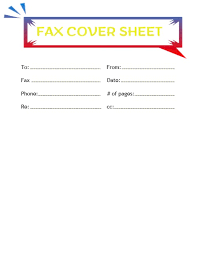 Picking the ideal format for facsimile cover sheet may be tricky sometimes. Print Out Free Cover Sheet Search For A Good Cause