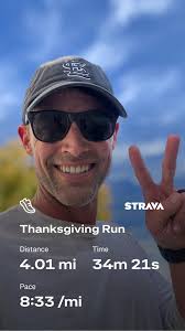 Fun run to build up the appetite for turkey dinner! Anybody else workout