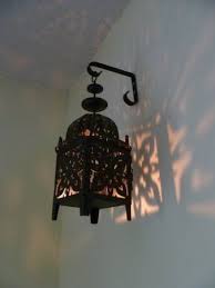 Hang Lanterns On A Wall Hook Instead Of On The Ceiling Lantern Lights Moroccan Lanterns Candle Lanterns