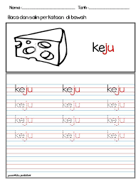 Pra sekolah latihan menulis nombor prasekolah tema ninja 123. Latihan Menulis Perkataan Kvkv Like Bahan Prasekolah Facebook
