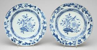 Tallrikar 7 St Porslin Ostindiefararen Goteborg Kina Kangxi 1662 1722 Bukowskis
