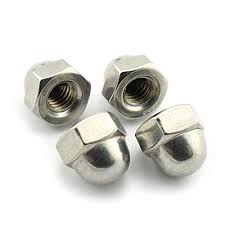 Not normally recommended for use on hard plated or hardened surfaces. 20pcs 5 16 18 Hex Acorn Nuts 304 Stainless Steel Hexagon Decorative Cap Nut Acorn Dome Head Nuts For Screws Bolts Wantitall