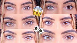 Blue is one of the most unique eye colors due to which blue contacts for brown eyes remain high in demand. Best Coloured Contacts For Dark Eyes Youtube