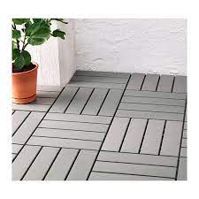 Only recommended for outdoor use. Ikea Outdoor Deck And Patio Interlocking Flooring Tiles 702 381 12 Light Gray Pricepulse