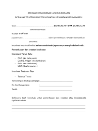 Murid tahun 1 pakej perkhidmatan murid tahun 1 merangkumi. Surat Kebenaran Klinik