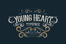 Here is the name list of text fonts which going to generated on this website. Young Heart Typeface 1149 Regular Font Bundles Modern Serif Fonts Typeface Heart Font