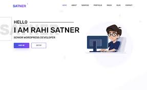 1 to 12 of 598 free portfolio website templates available on the free css site. Satner Free Bootstrap 4 Html5 Web Developer Portfolio Website Template