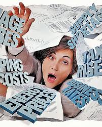 Firms are drowning in costs as Christmas boost fades