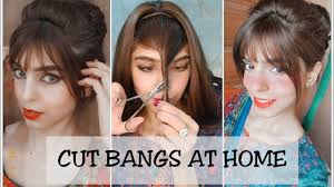 We offer a free fringe cut between your appointments and solid advice on how to keep your hair healthy! How To Cut Bangs Flicks At Home Youtube
