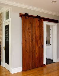 Homacer sliding barn door hardware single track bypass double door kit, 6ft flat track classic design roller, black rustic heavy duty interior exterior use. Sliding Barn Door Contemporary Kitchen Chicago By Kipnis Architecture Planning