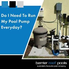 Ideally, you should run your pump for 24 hours a day, but we know that's unrealistic (and pricey), so let's look for an answer that keeps your pool clean and your wallet full. Do I Need To Run My Pool Pump Everyday Barrier Reef Pools