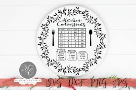 Farmhouse kitchen measurement kitchen conversion chart svg free. Round Farmhouse Kitchen Conversion Chart Print Or Svg 1232268 Cut Files Design Bundles