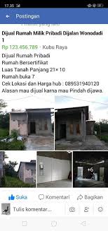 Tentu saja, kita semua butuh rumah yang bagus, harga yang murah serta tak lupa dengan kenangan manis di dalamnya. Dijual Rumah Pribadi Home Facebook