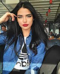 Hiyaa, you like boys with black hair and blue eyes? Black Hair Girl And Blue Eyes Image 6032332 On Favim Com