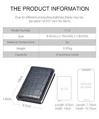 Minimalist and geometric pieces provide compelling austere accompaniment, fitting in discretely within a formal business atmosphere. 2020 Rfid Smart Wallet Business Card Holder Hasp Aluminum Metal For Man And Women Eyu Brown X 12c G2a Com