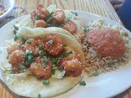 Check spelling or type a new query. Soy Ginger Prawn Taco With Rice Picture Of Cabo Fish Taco Blacksburg Tripadvisor