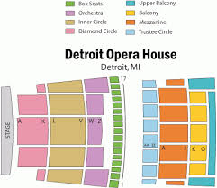Punctual Detroit Opera House Detroit Mi Seating Chart
