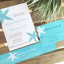 Beach Wedding Invitation Starfish Wedding Invite Elegant Etsy Coastal Wedding Invitations Beach Wedding Invitations Starfish Beach Wedding Invitations