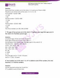 By using those concepts, you need to learn the 6th standard maths ratio and the experts behind this pdf know where you can find a problem and have designed proper questions and answers to solve your queries. Rd Sharma Solutions For Class 7 Maths Chapter 9 Ratio And Proportion Free Pdfs Are Provided Here
