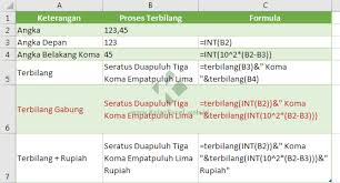 Klik kanan pada sel tersebut lalu pilih item format cells Terbilang Excel Dalam Format Angka Desimal Dan Rupiah